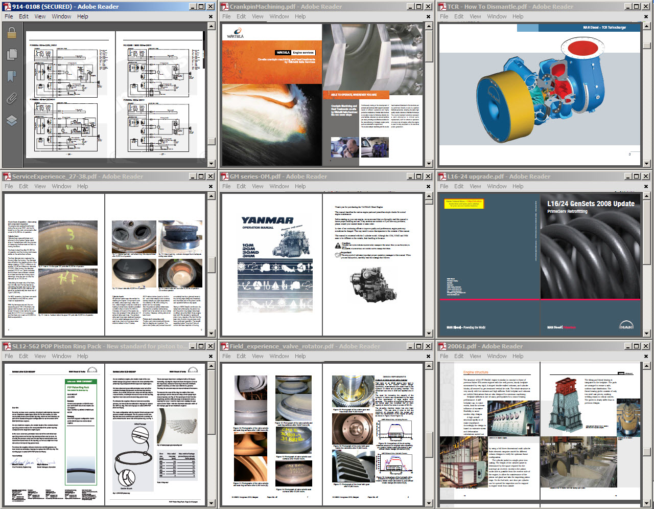 Морская техническая документация / Instruction Manuals and Spare Parts ...